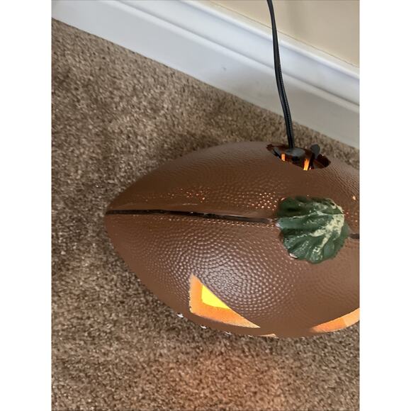 RARE Vintage 2008 Gemmy HALLOWEEN Jack O’ Lantern Pumpkin FOOTBALL Jack O’ Ball! - Picture 4 of 6
